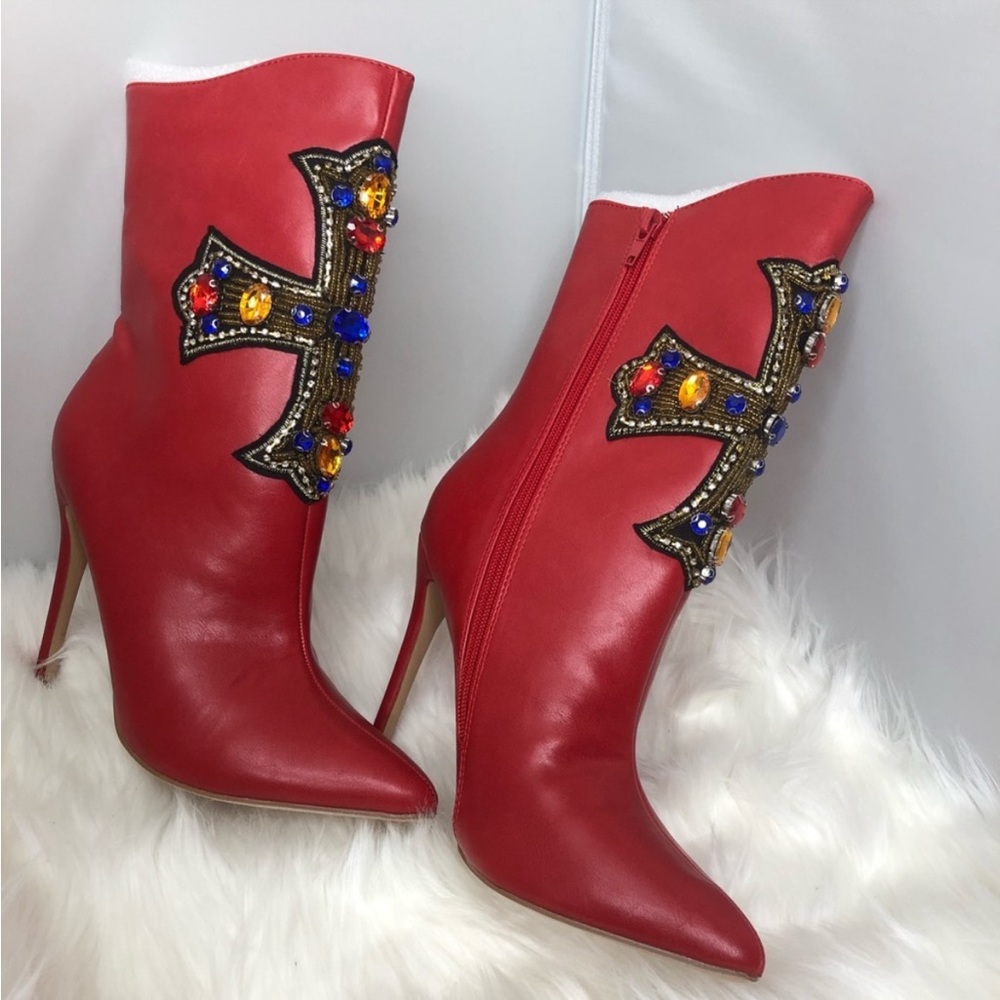 New red booties
